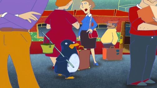 Jasper, der Pinguin Staffel 01 Folge 20: Jasper fährt Zug