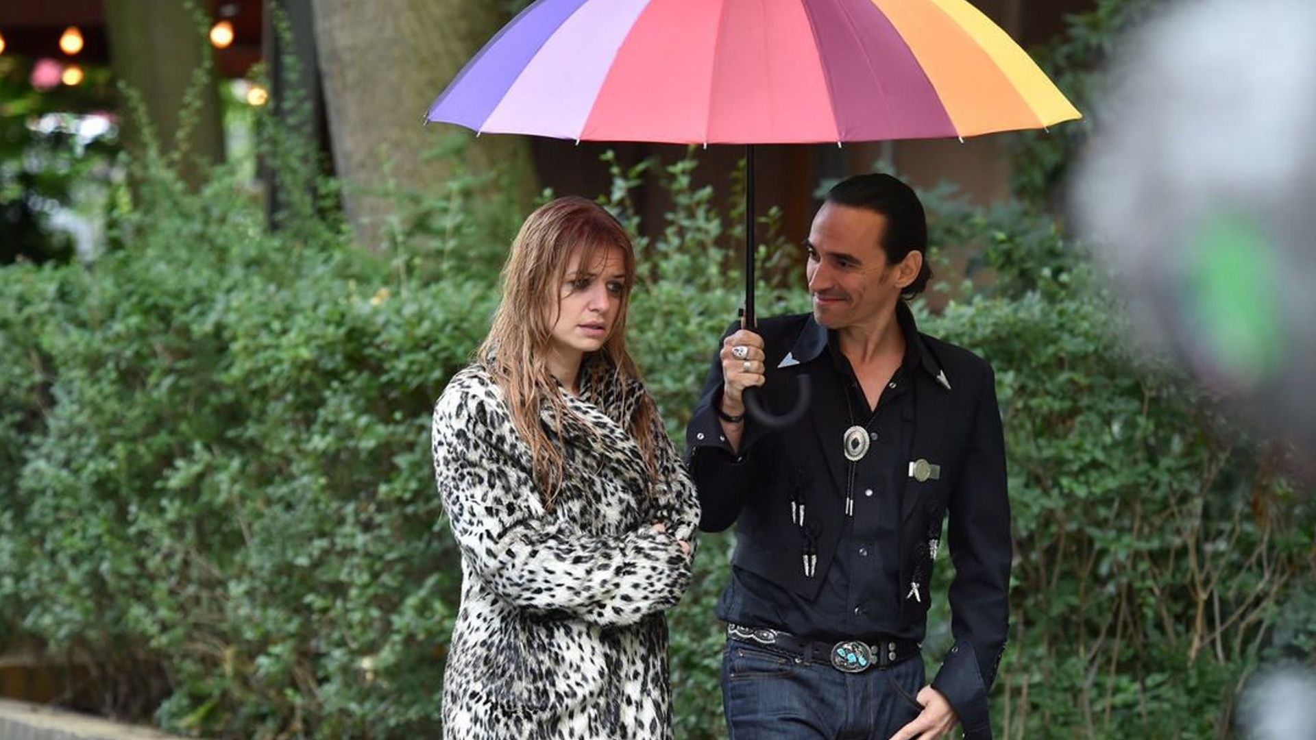 Dunkle Gewitterwolken