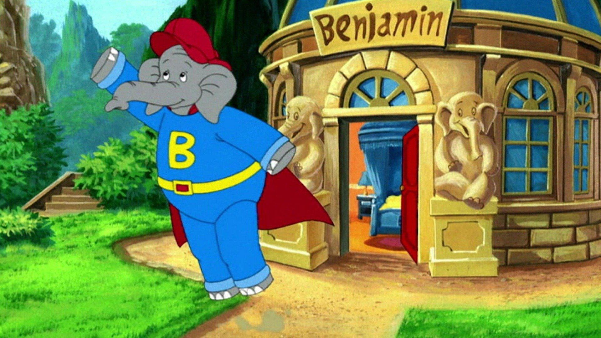 Benjamin Blümchen als Superelefant