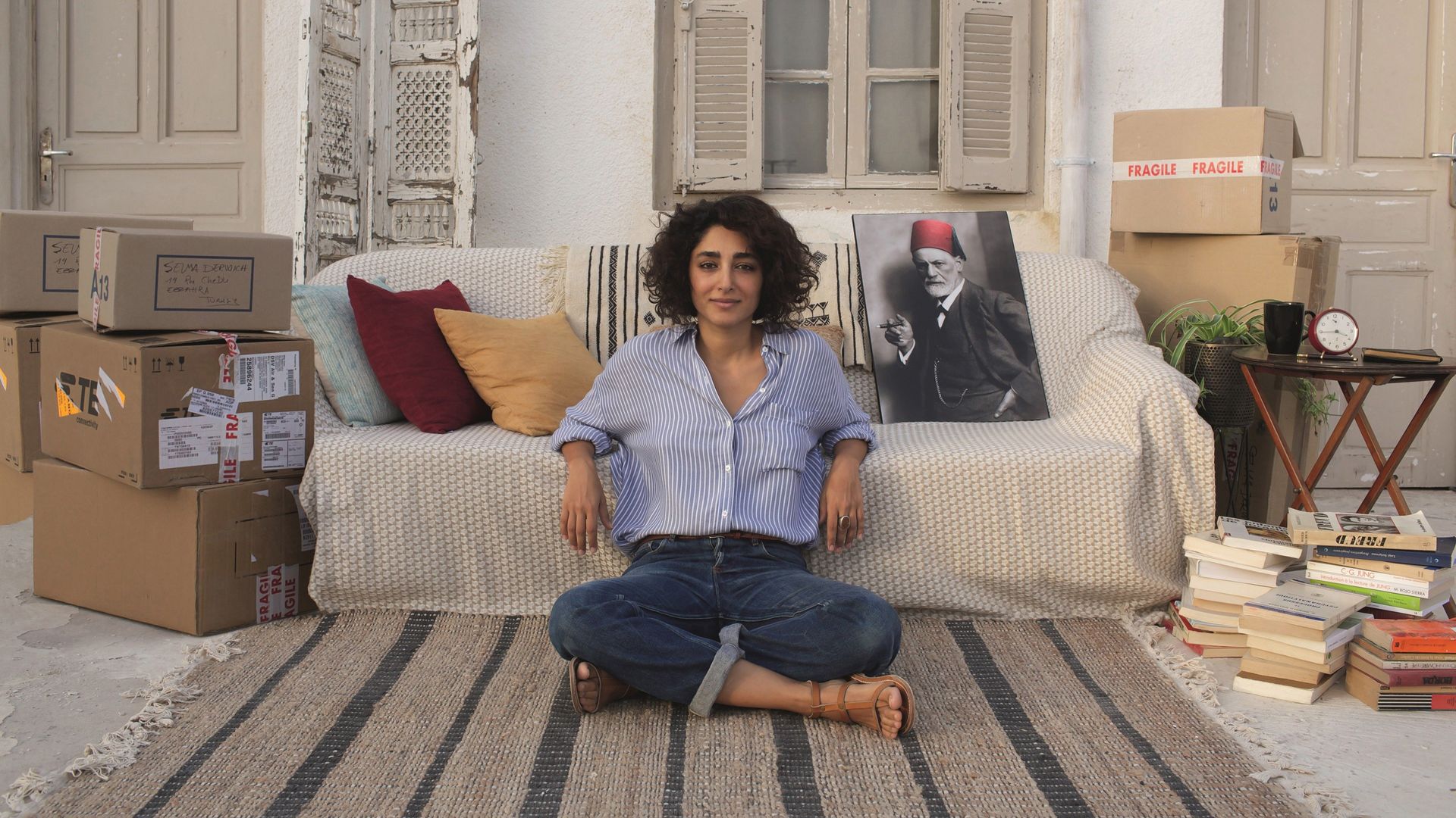 Auf der Couch in Tunis