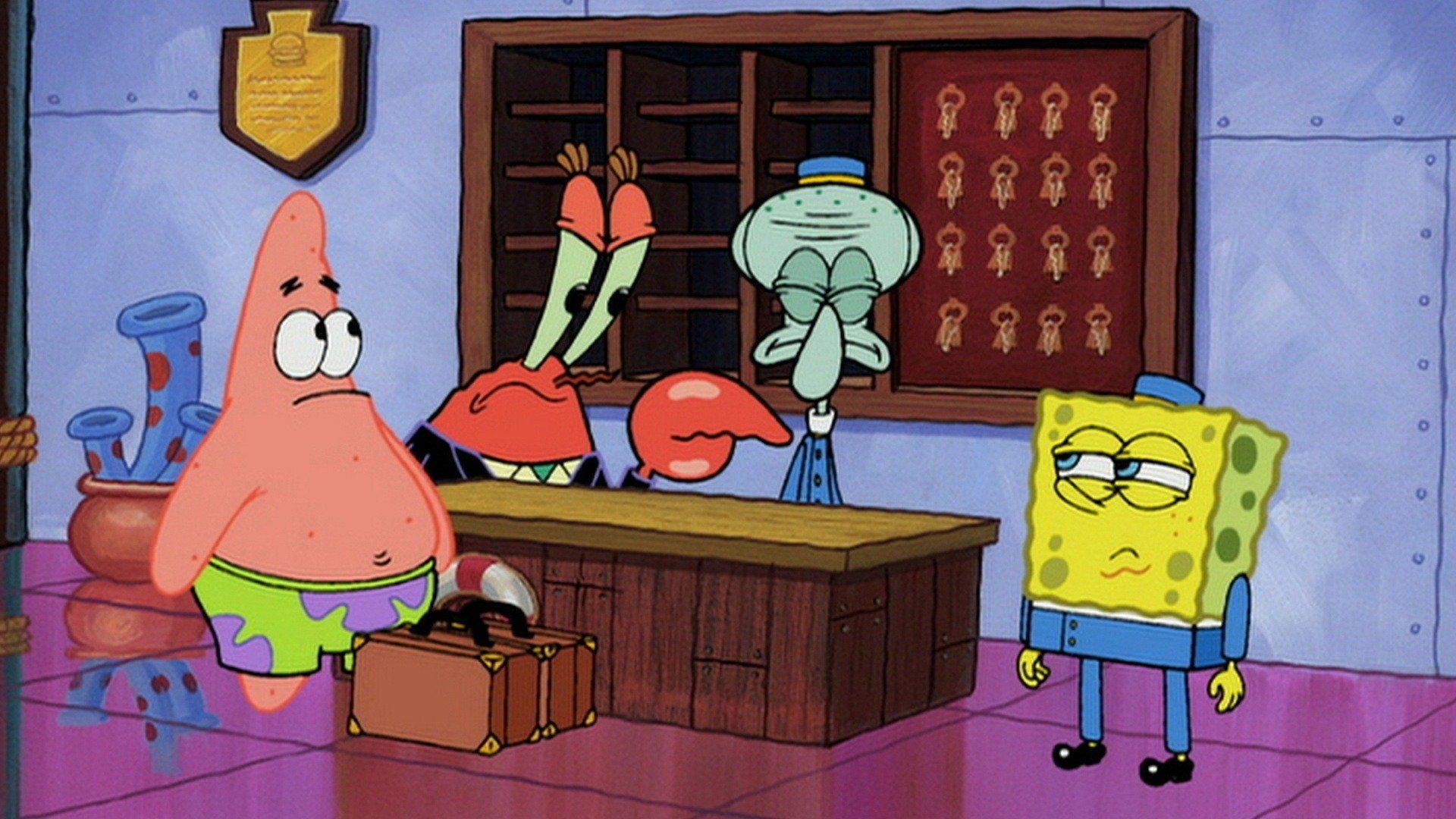 Dem Hotelier ist nichts zu schwer / Mrs. Puff, Sie sind gefeuert