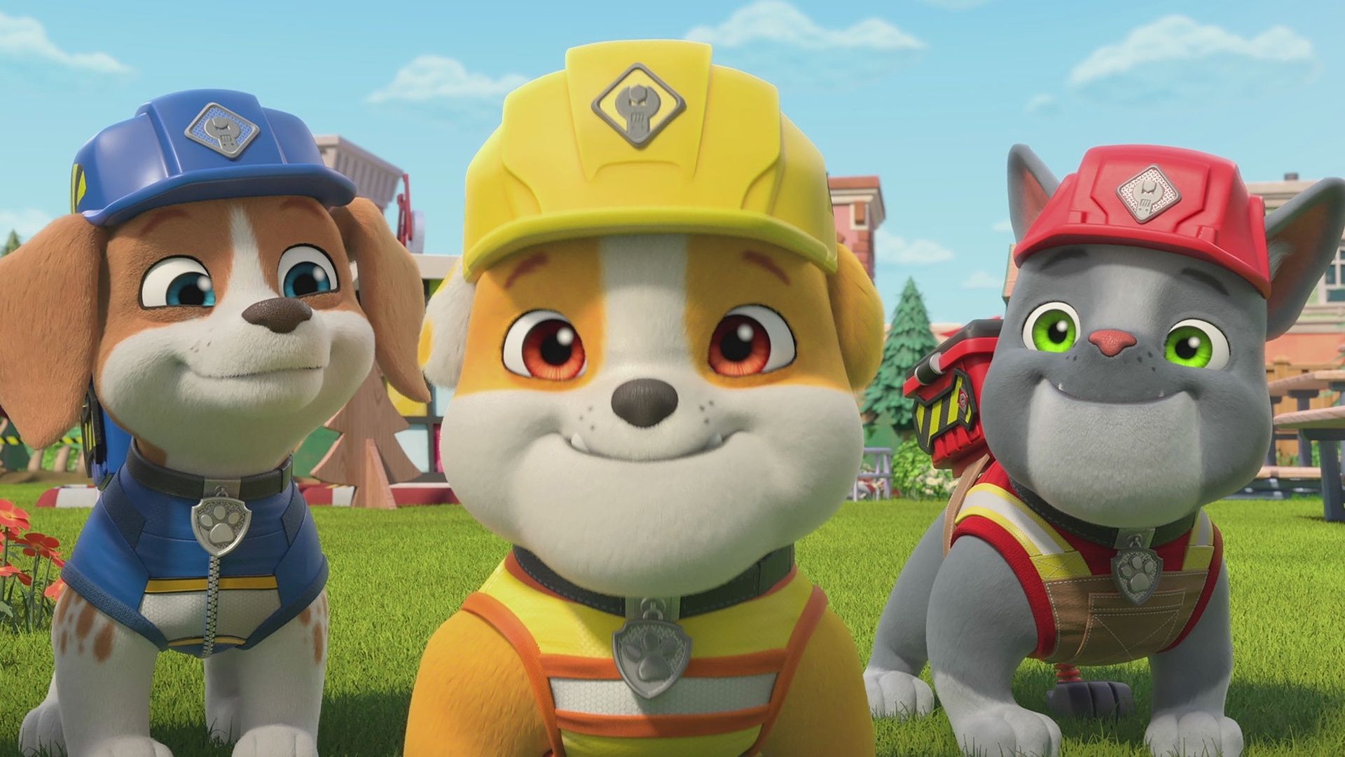 Die Crew baut einen Minigolfplatz / Die Crew baut einen Schmetterlings-Garten