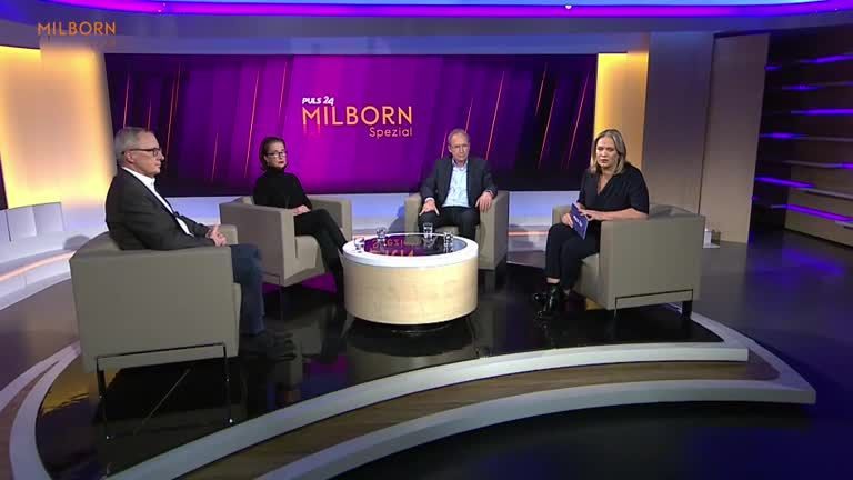 Druml, Valentin, Hermann und Schellhorn im Interview bei Milborn Spezial