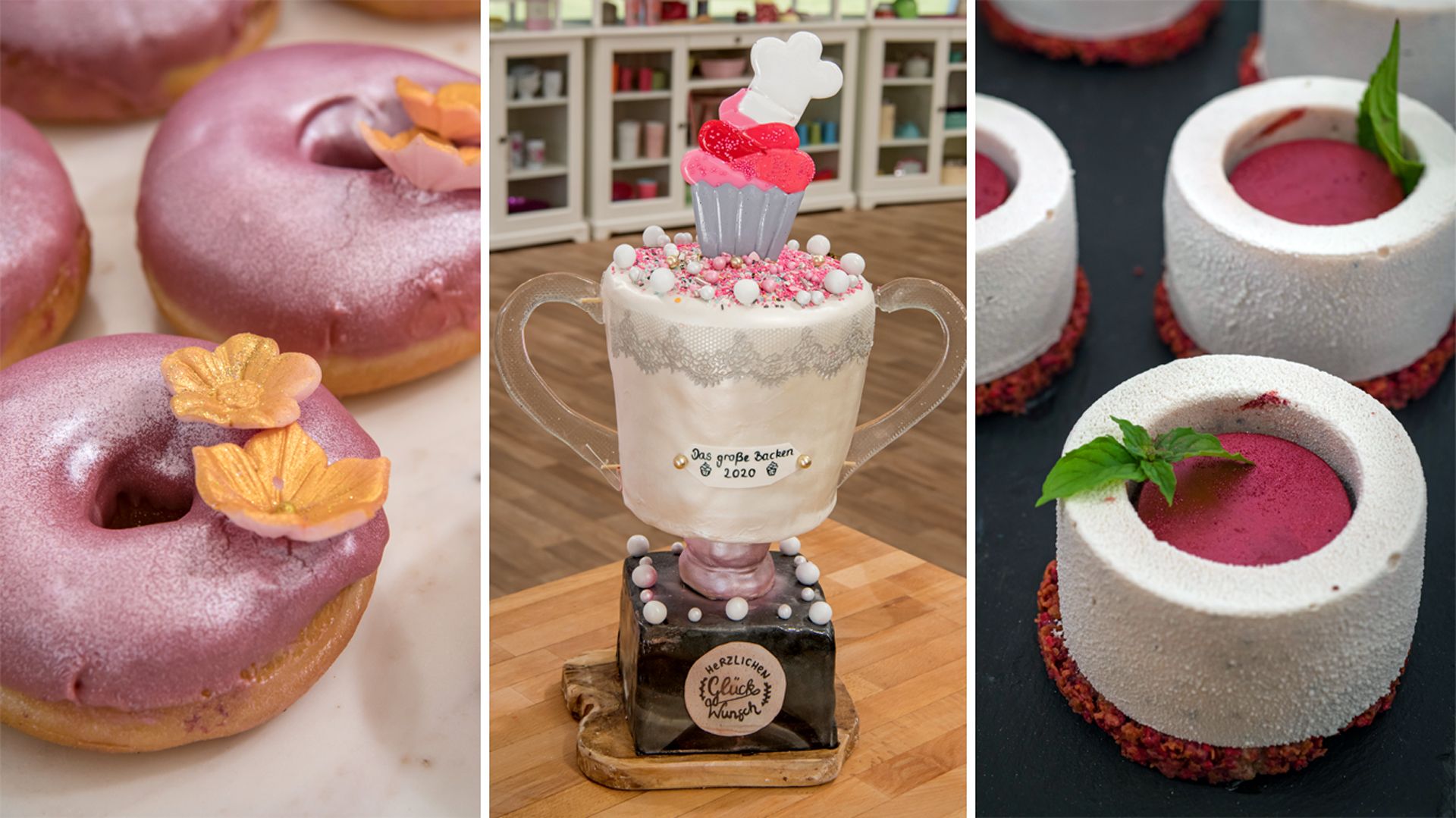 Gebackene Trophäen für die Gewinnerin