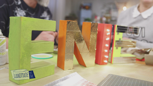 HANDMADE mit Enie - Mach's einfach selbst! HANDMADE MIT ENIE - MACH'S EINFACH SELBST! - STAFFEL 2 Folge 5: Buchstaben sind nicht nur zum Lesen da