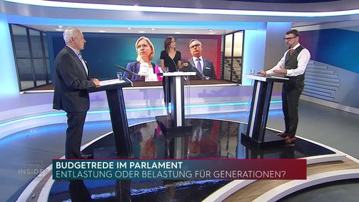 PULS 24 Die Politik-Insider  PULS 24 Politik-Insider 2022 - rechtefrei Folge 34: Die Politik-Insider: Budgetrede im Parlament und Hofburg-Wahl