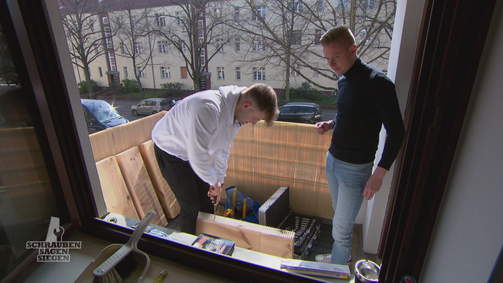 Schrauben, sägen, siegen - Das Heimwerker-Duell Schrauben, sägen, siegen - Das Heimwerker-Duell Folge 17: Mini Balkon Duell
