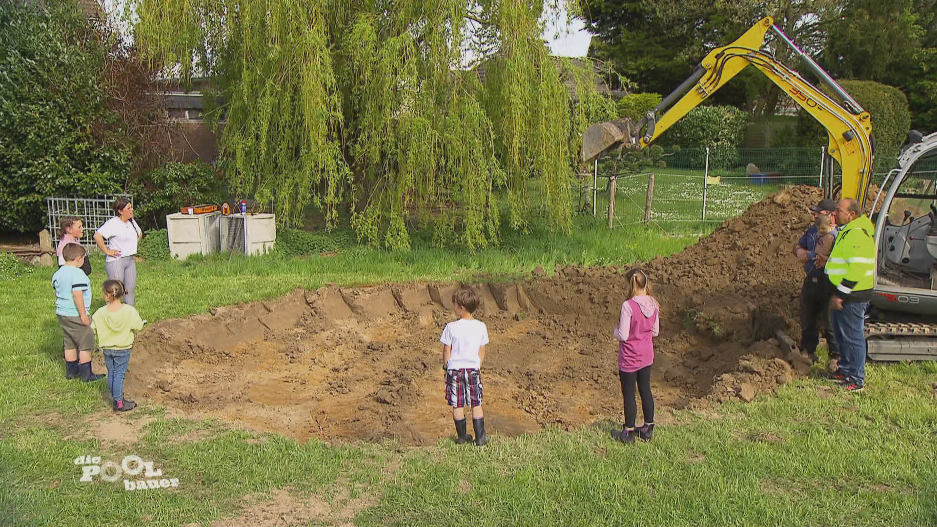 Anbaggern erlaubt: Die Poolbauer starten