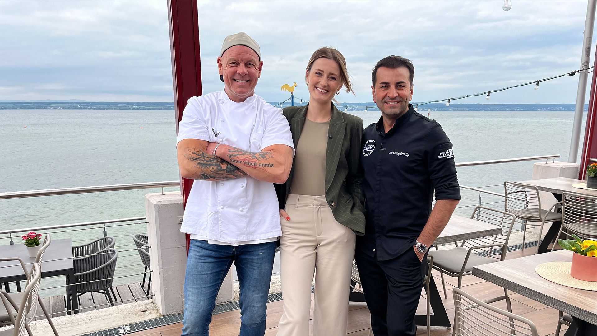 Tochter-Vater-Duo im "Gasthaus Seeblick"