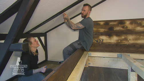 Schrauben, sägen, siegen - Das Heimwerker-Duell Schrauben, sägen, siegen - Das Duell Folge 4: Diese Paare schweben im 7. Schlafzimmer-Himmel