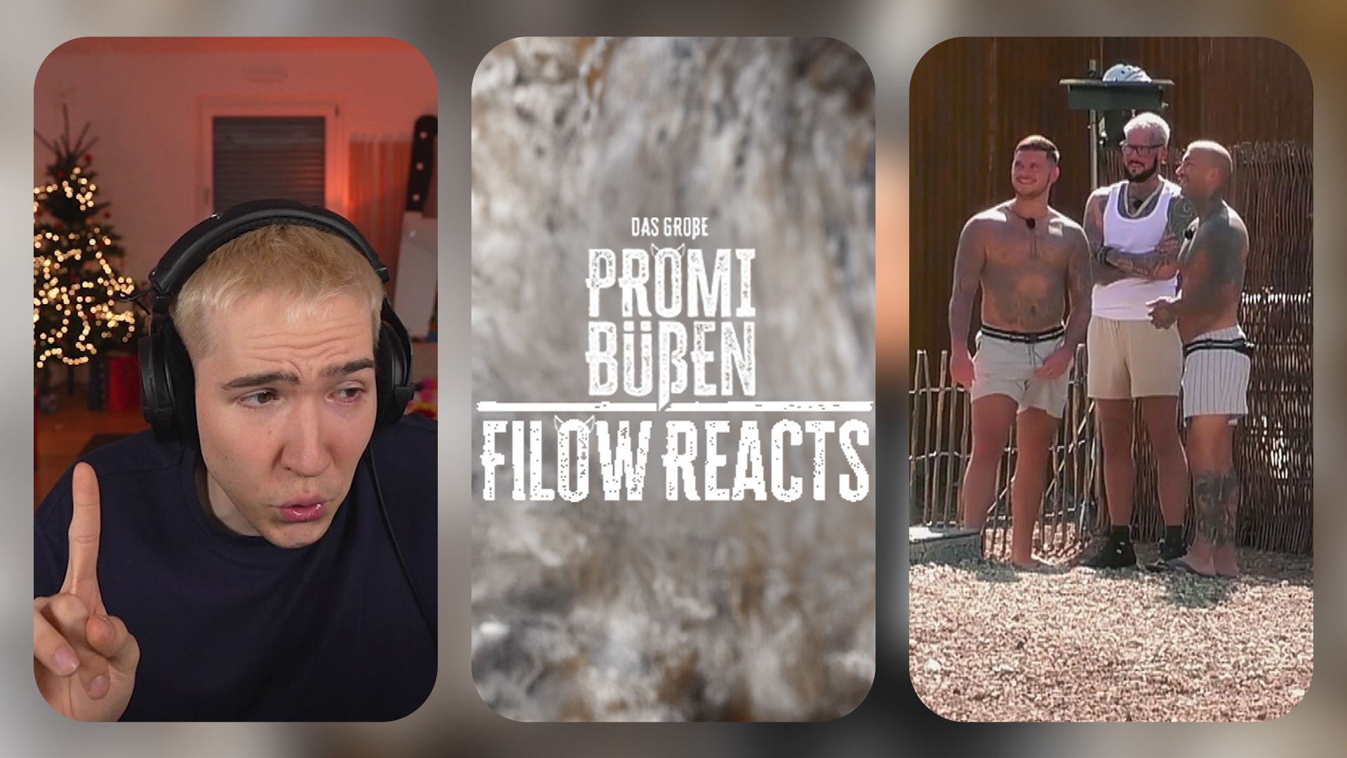 Filow stimmt sich auf "Das große Promi-Büßen" ein