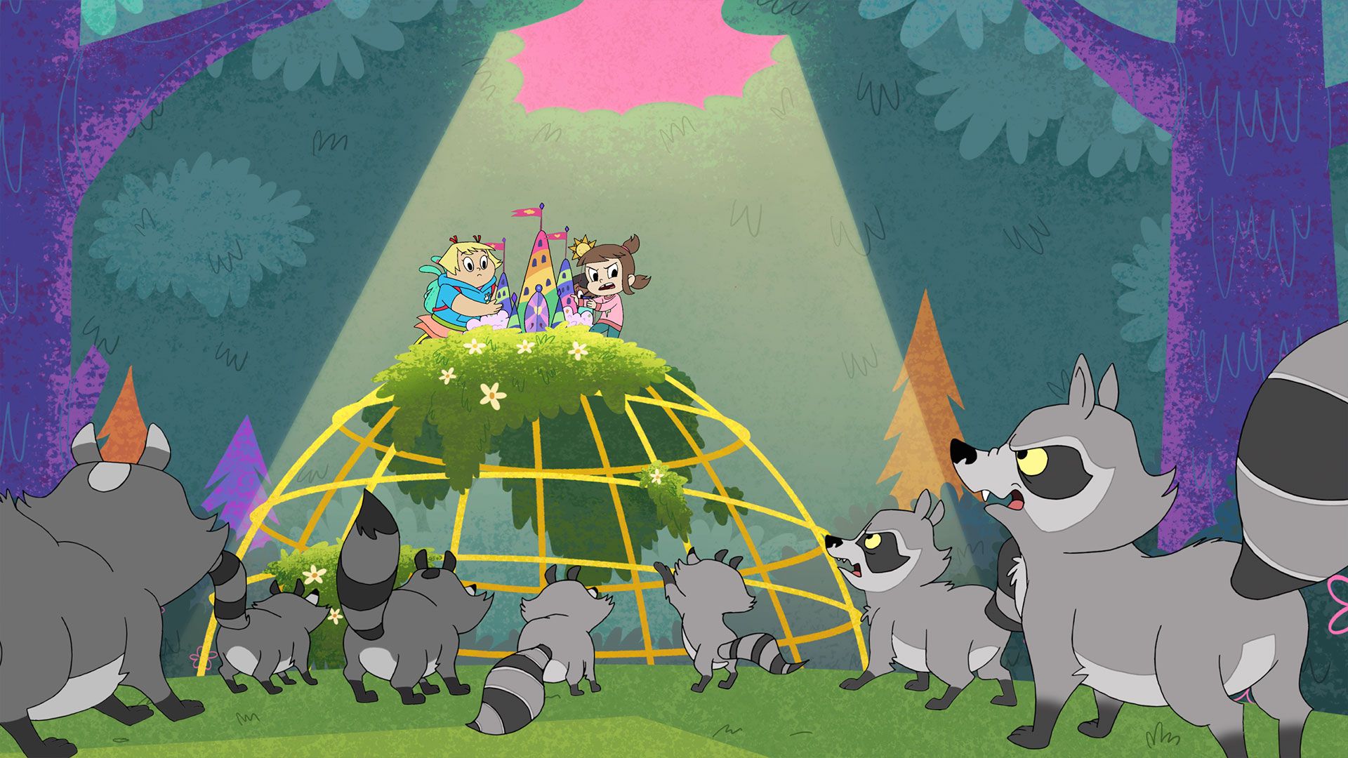 Die Regenmacherin/Den Waschbär-Langfingern auf der Spur