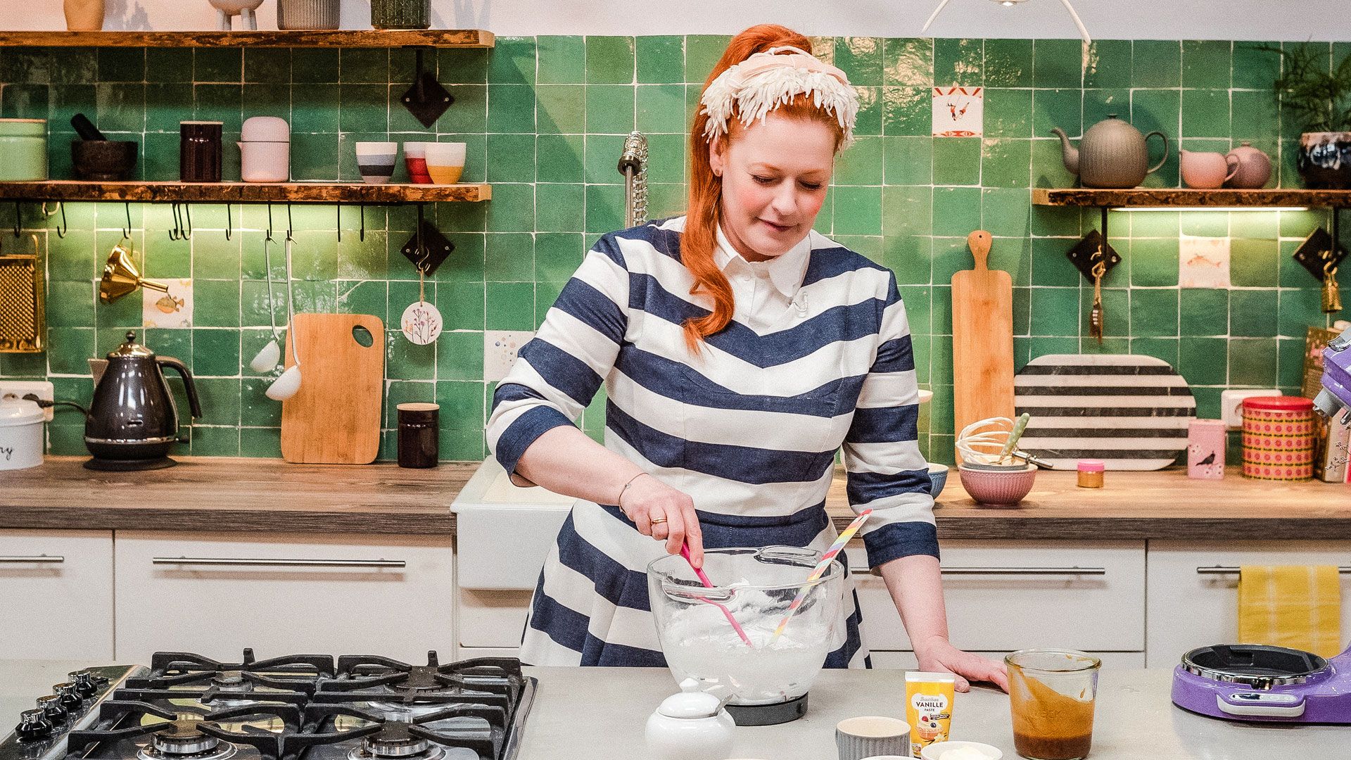 Buntes Baiser Buffet