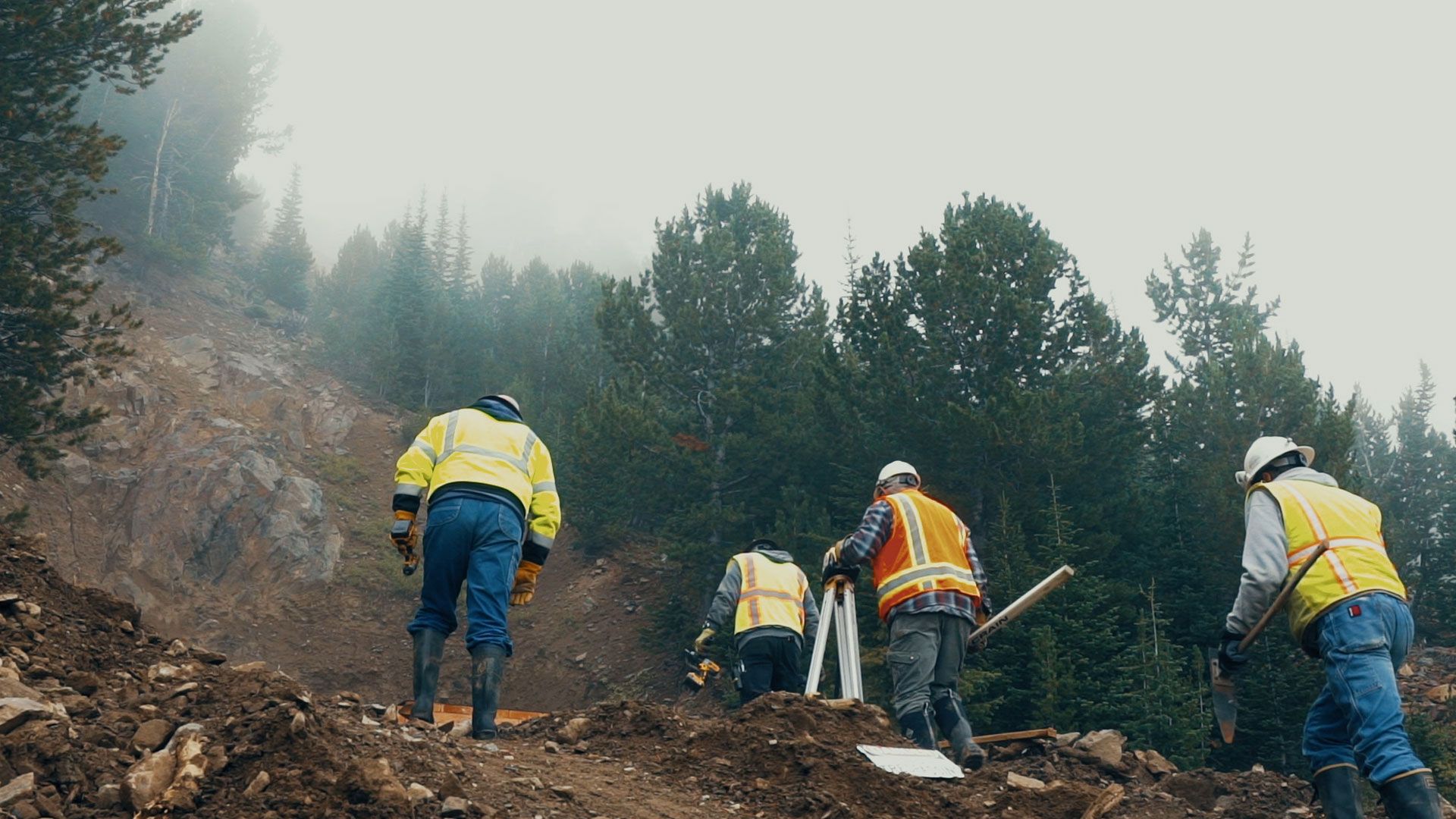 Durchbruch in Mine Nr. 1