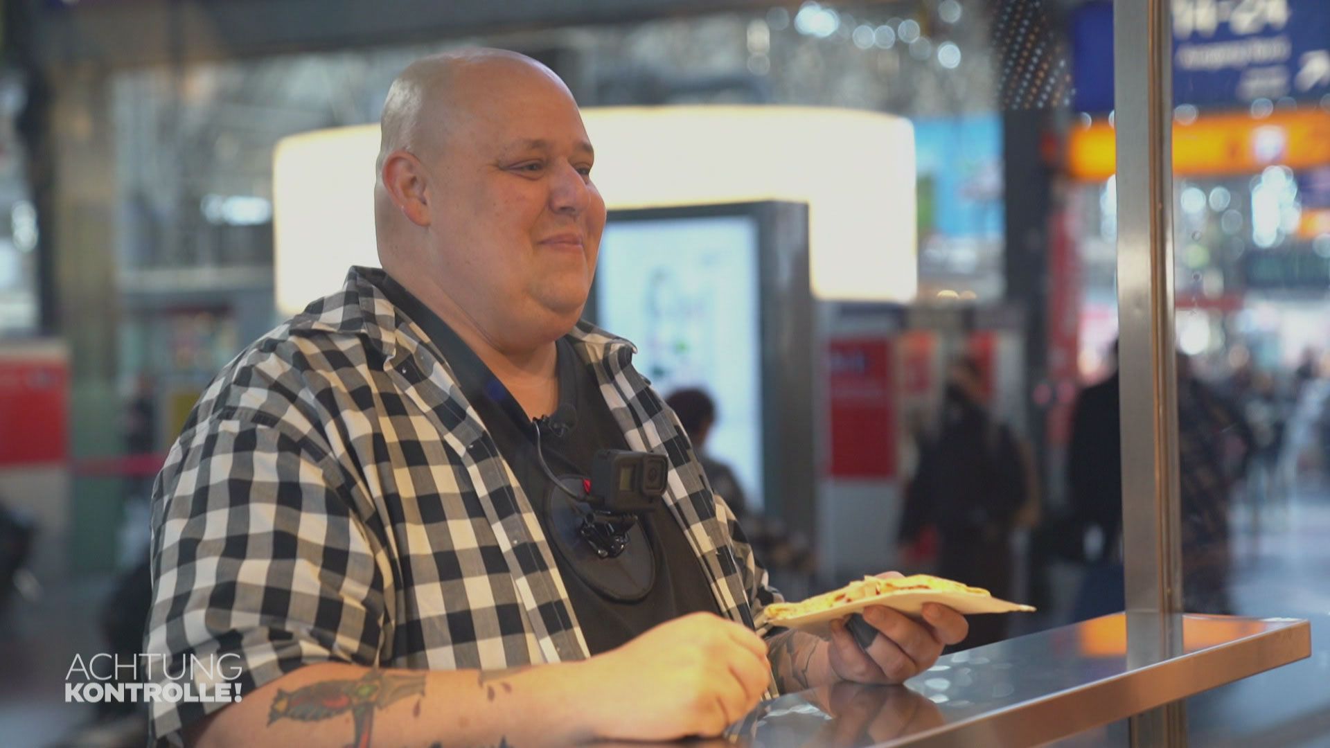 Fettige Angelegenheit – Bernd Zehner Bahnhof Frankfurt
