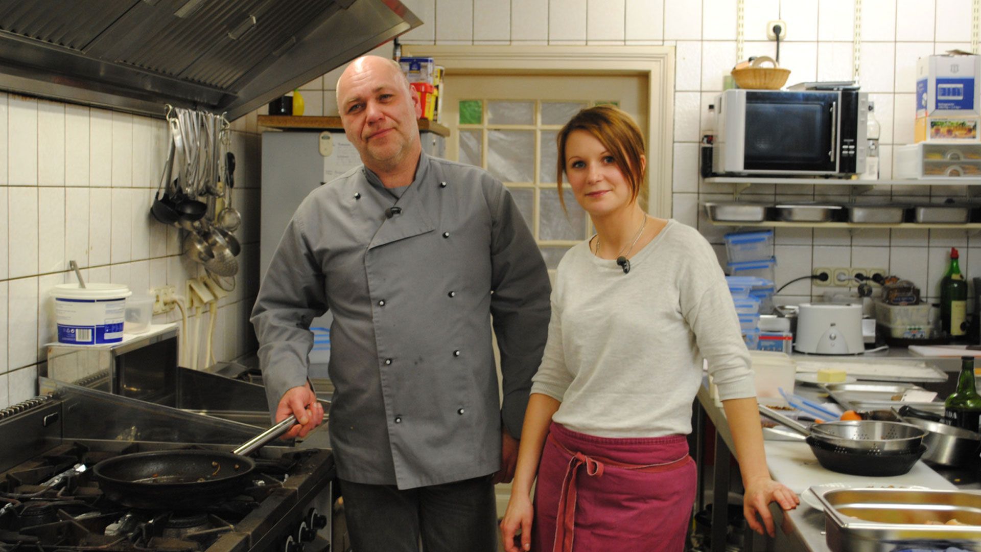 Langweilige Schnitzelvarianten im leeren "Landhaus Eyendorf"