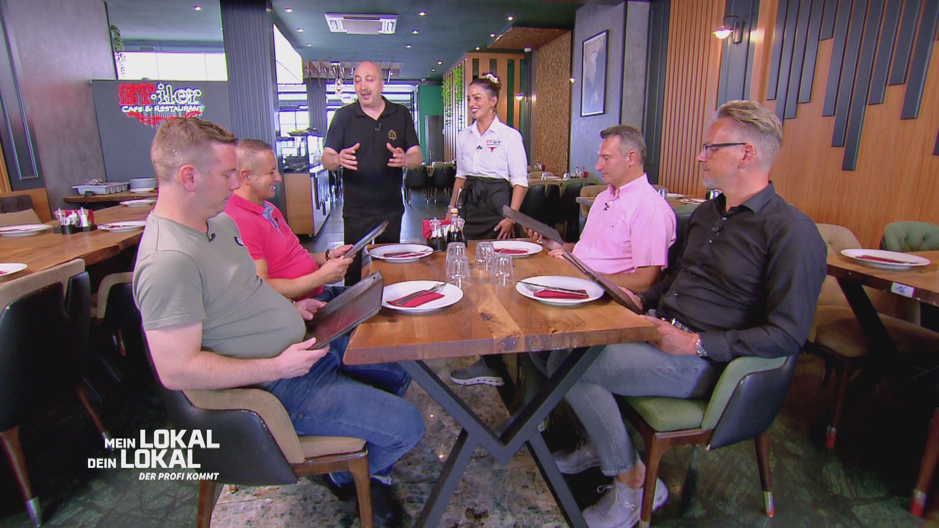 Zum Finaltag im "ETiler Café & Restaurant"