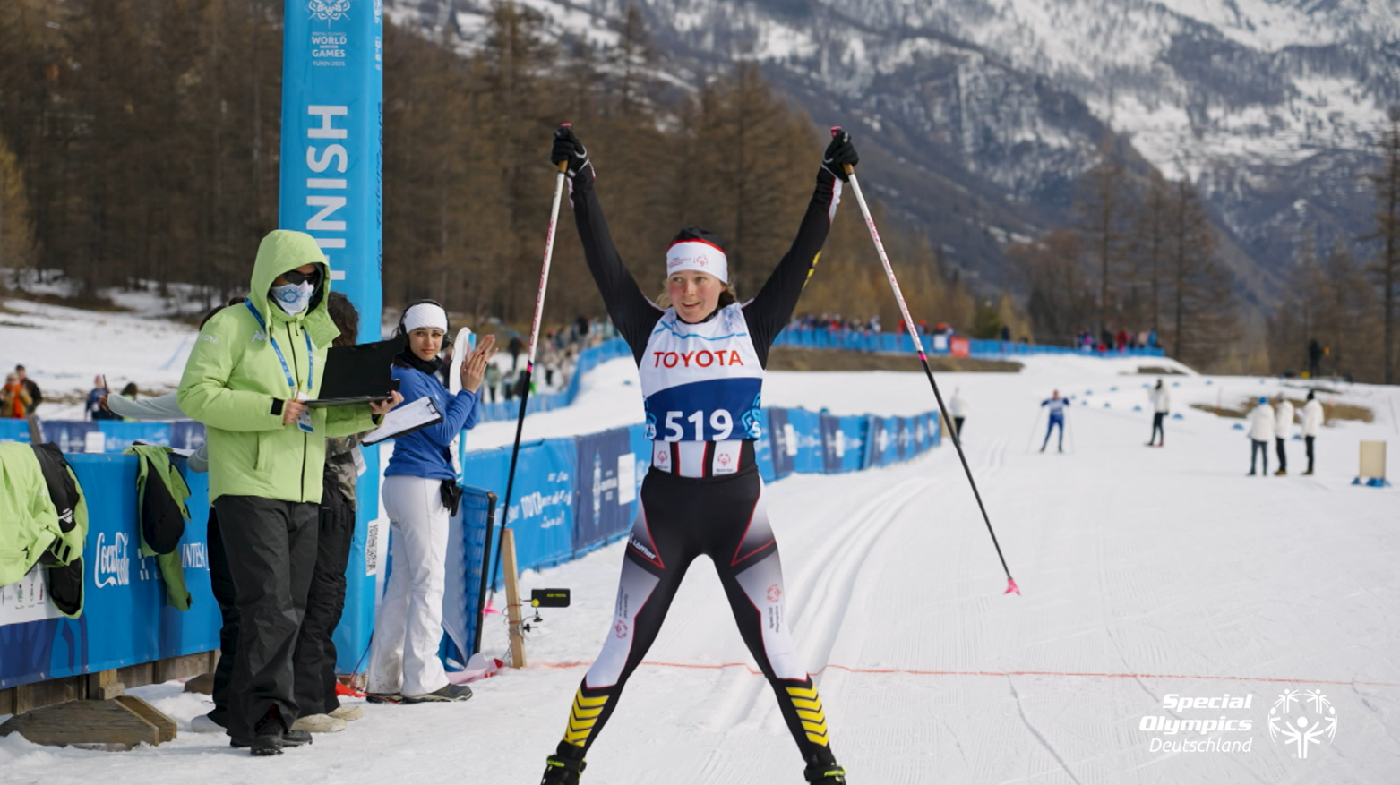 Medaillen-Segen am vorletzten Tag