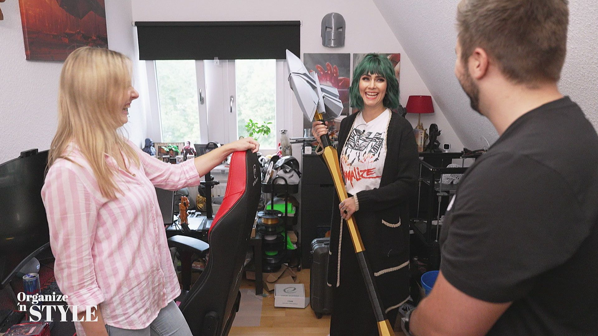 Vom Chaos-Männerzimmer zum stylischen Hobbyraum