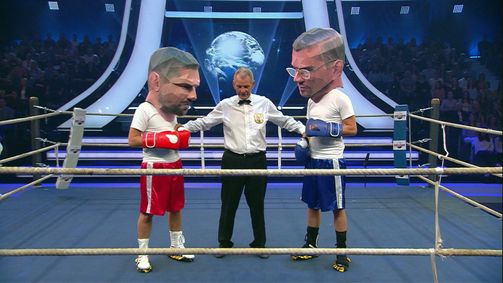 Joko gegen Klaas - Das Duell um die Welt Joko gegen Klaas - Das Duell um die Welt Folge 1: Boxkampf XXL: Joko und Klaas steigen in den Ring