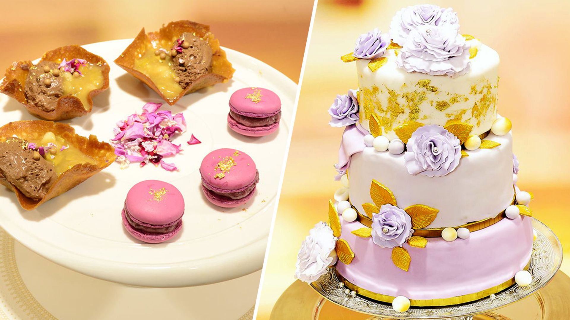 Meisterwerke für den Hochzeitstisch im großen Finale