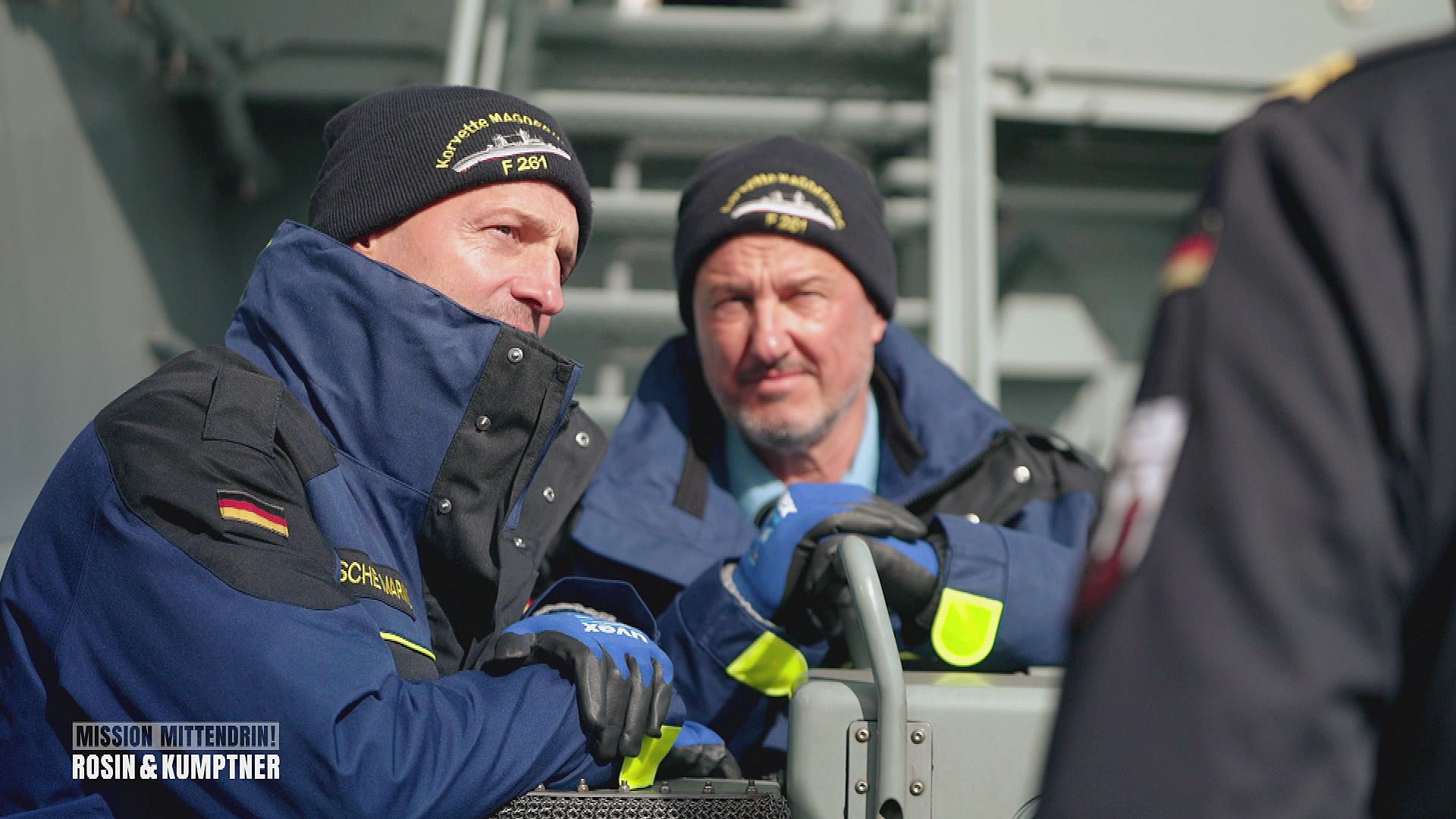 Frank über Bord? Kumptner und Rosin auf der Korvette Magdeburg