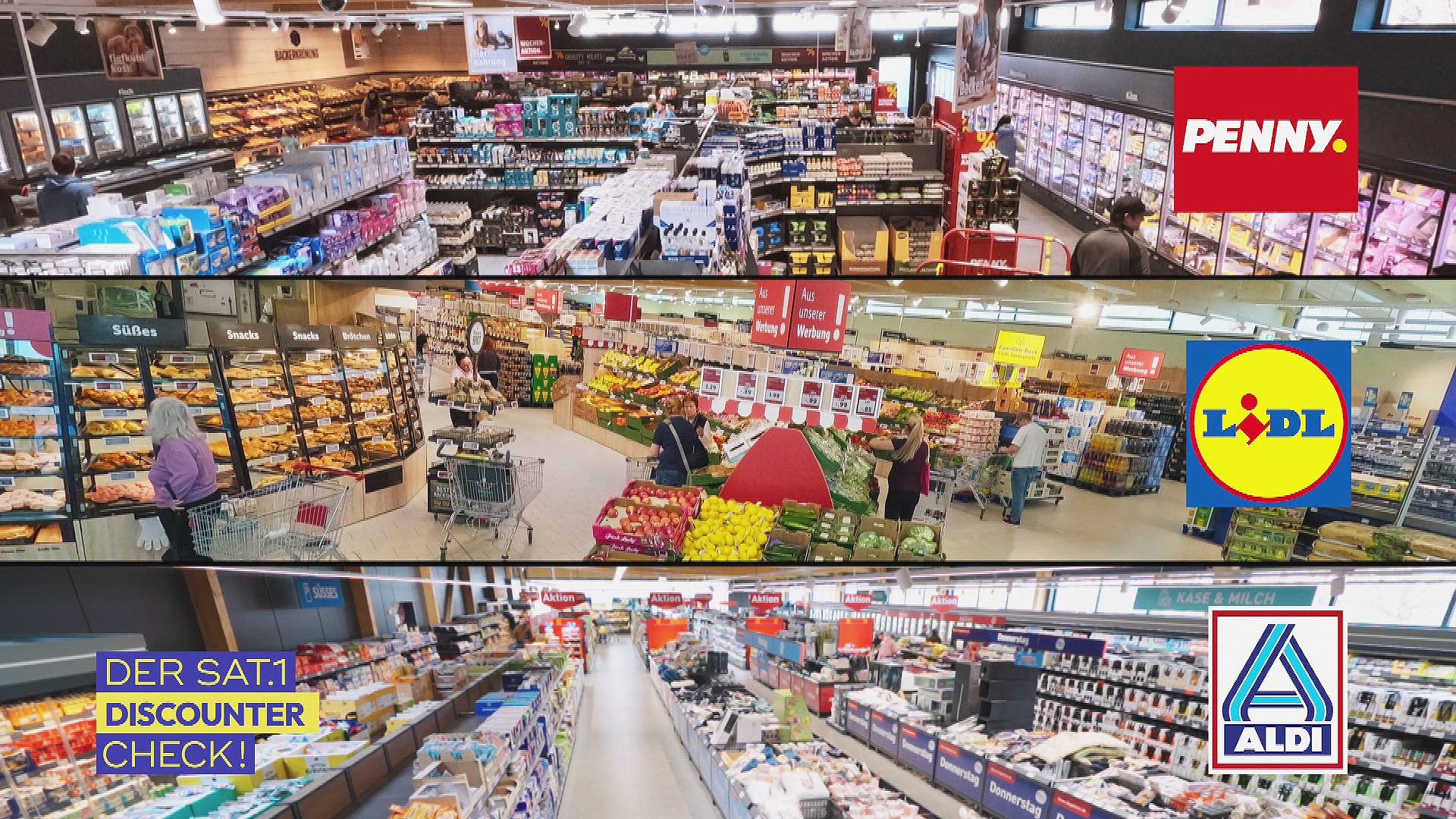 Aldi, Lidl, Penny - Der SAT.1 Discounter-Check!