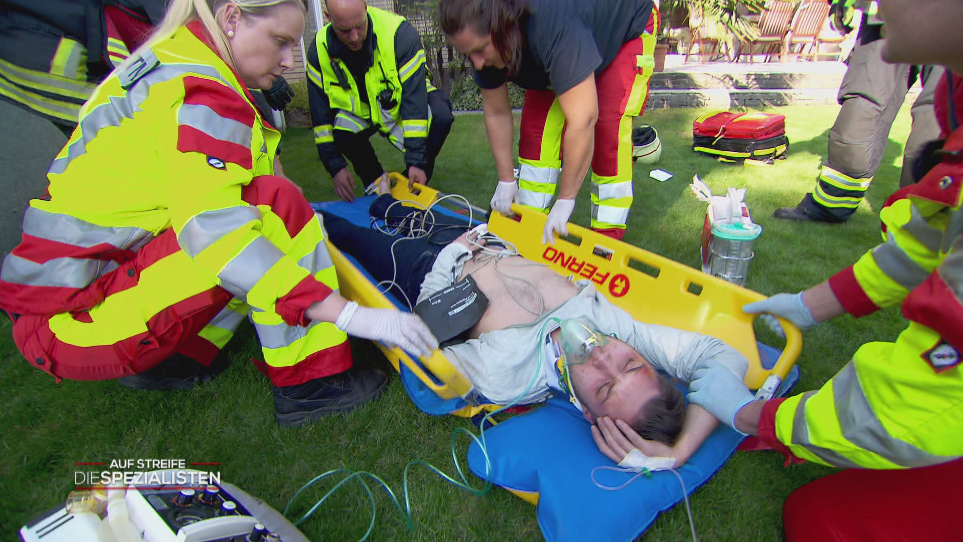 Eingeschlossen zwischen Sprossen