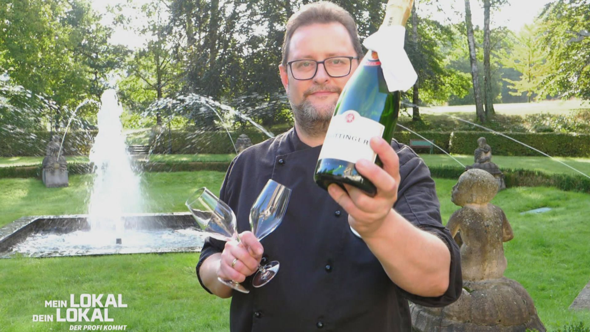 Herrschaftliches Speisen im Lokal "Artichoke im Wolfsbrunn"