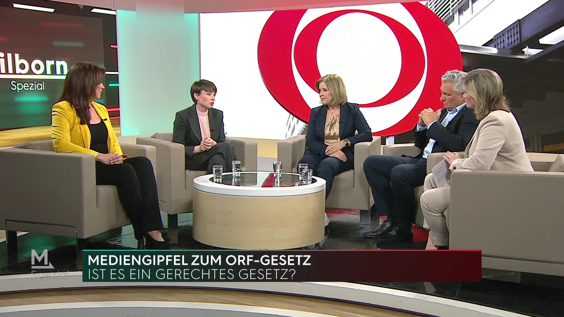 Maurer, Patterer, Thurnher und Drumm im Interview bei Milborn