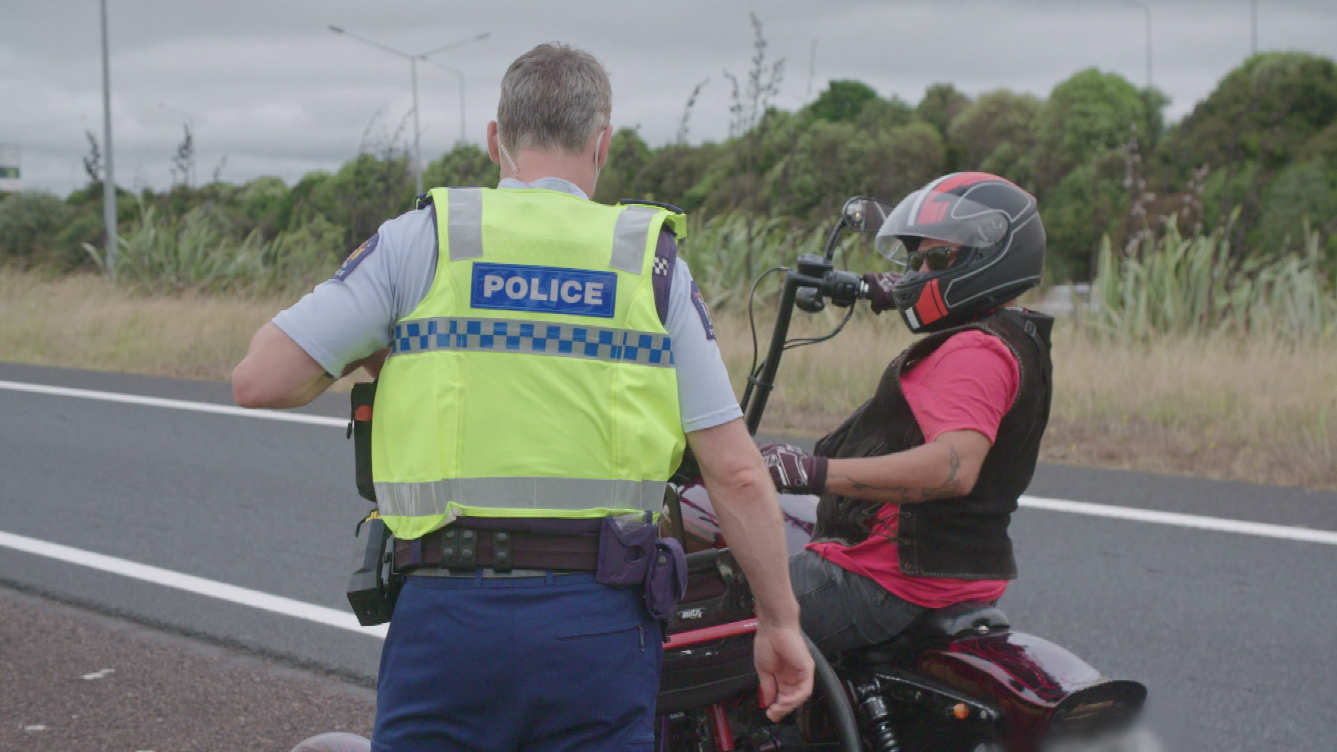 Fahrradfahrer auf Abwegen
