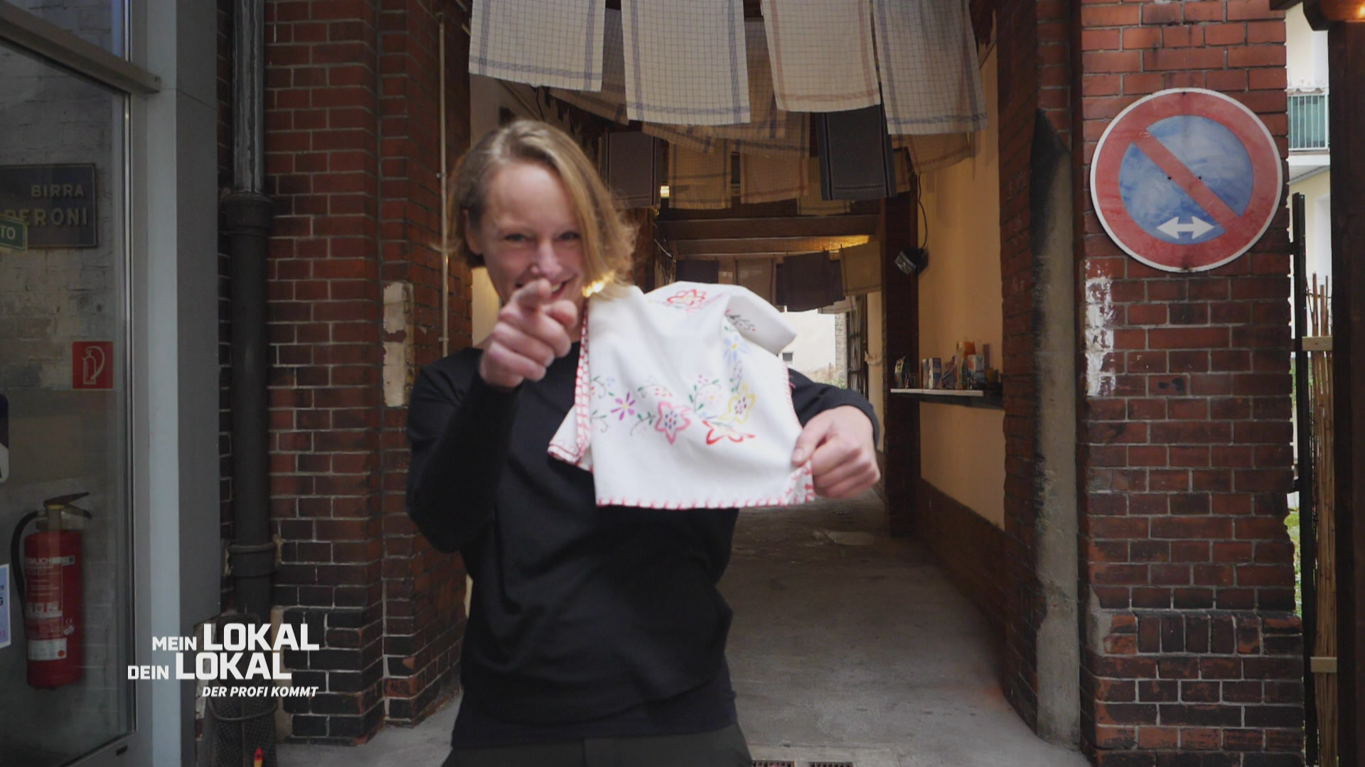 Italienischer Wäscherei-Charme