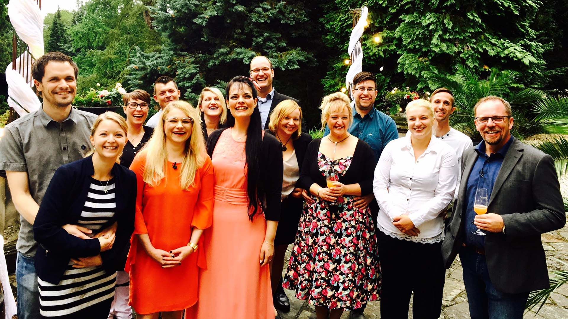 Das emotionale Aufeinandertreffen der Teilnehmer