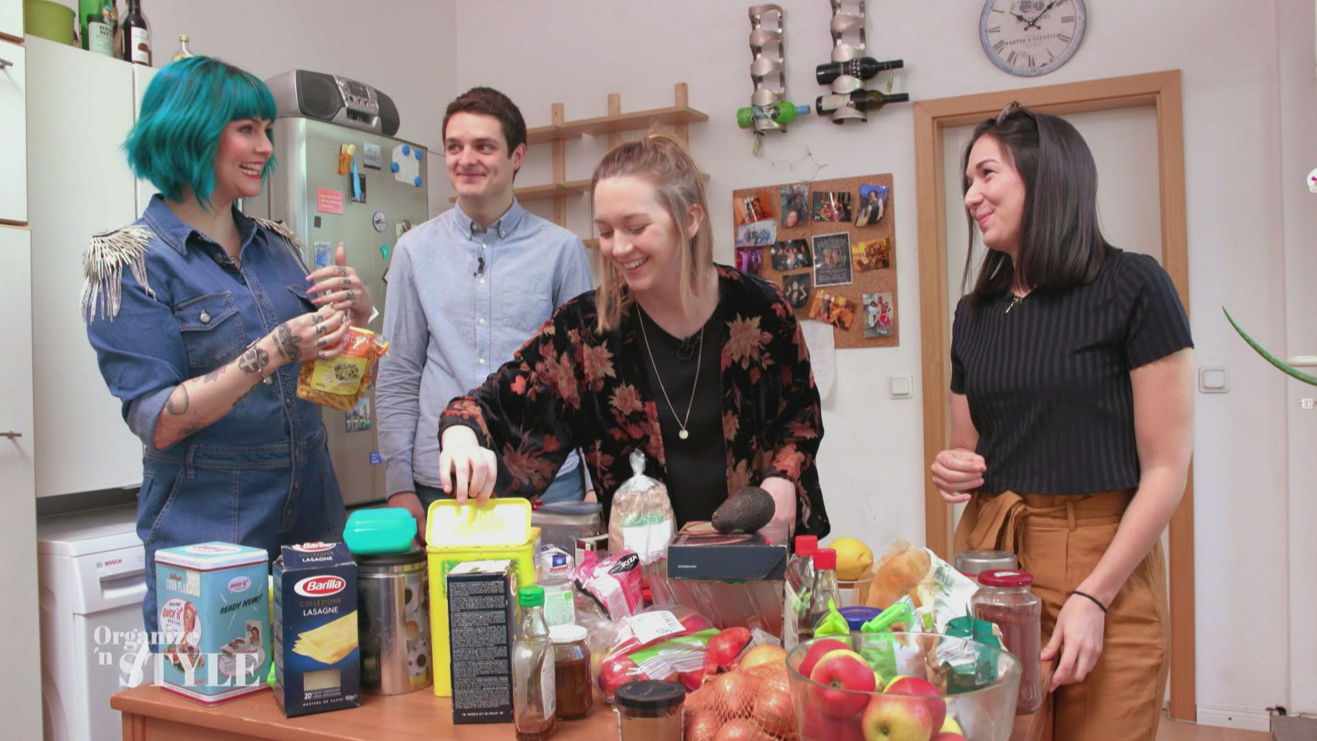 Aufräumen in der WG-Küche