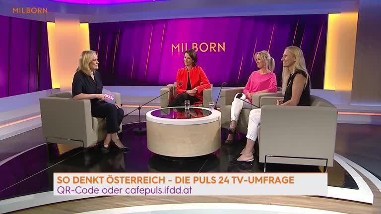 Edtstadler, Herzig und Schernhammer bei Milborn