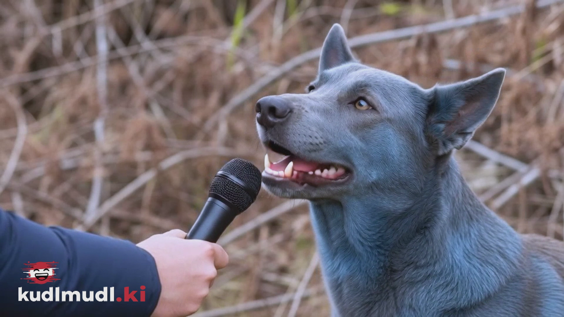 KI im Dialog mit dem blauen Vierbeiner