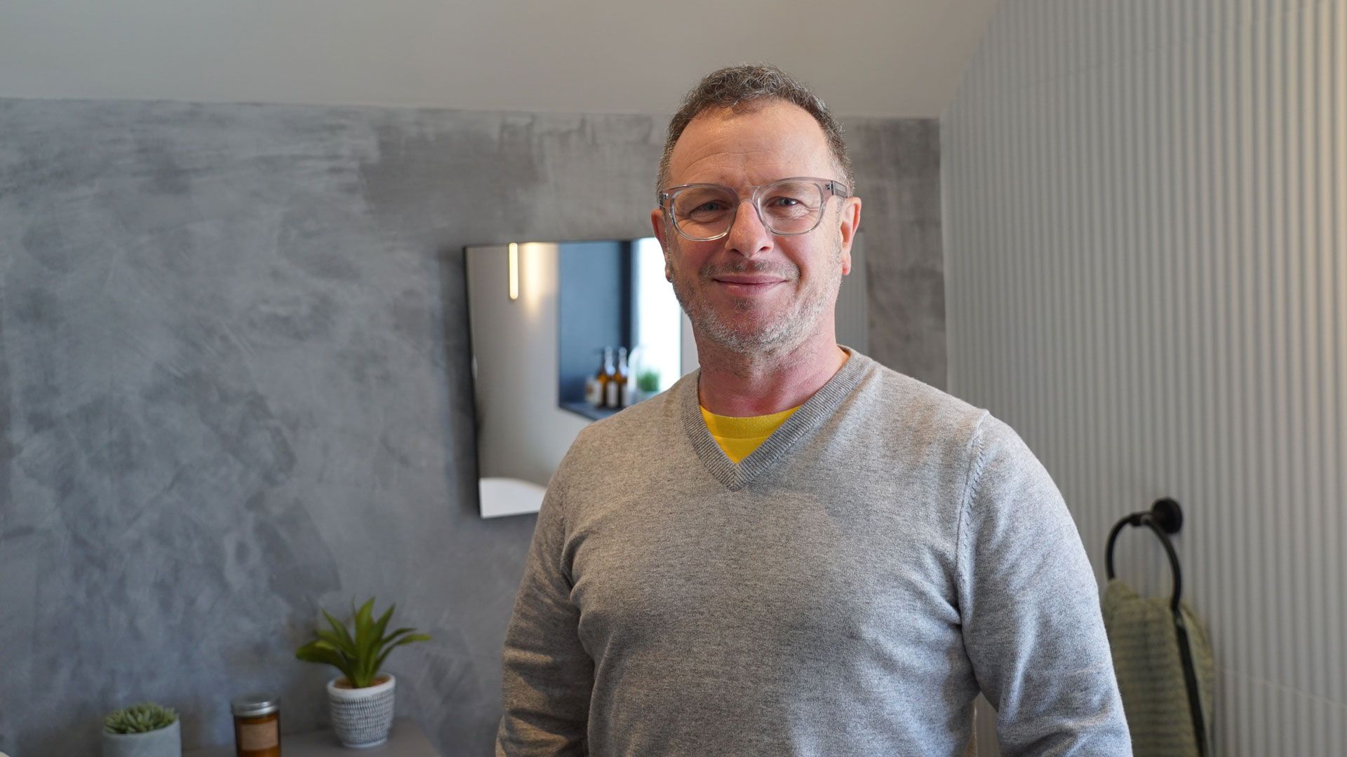 Goldene Küche und getrennte Bäder