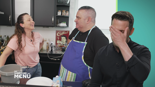 Das Schnäppchen-Menü - Drei Gänge, fertig, los! Das Schnäppchen-Menü - Drei Gänge, fertig, los! Folge 20: Spanische Leidenschaft am Herd gegen Dating-Match-Pärchen