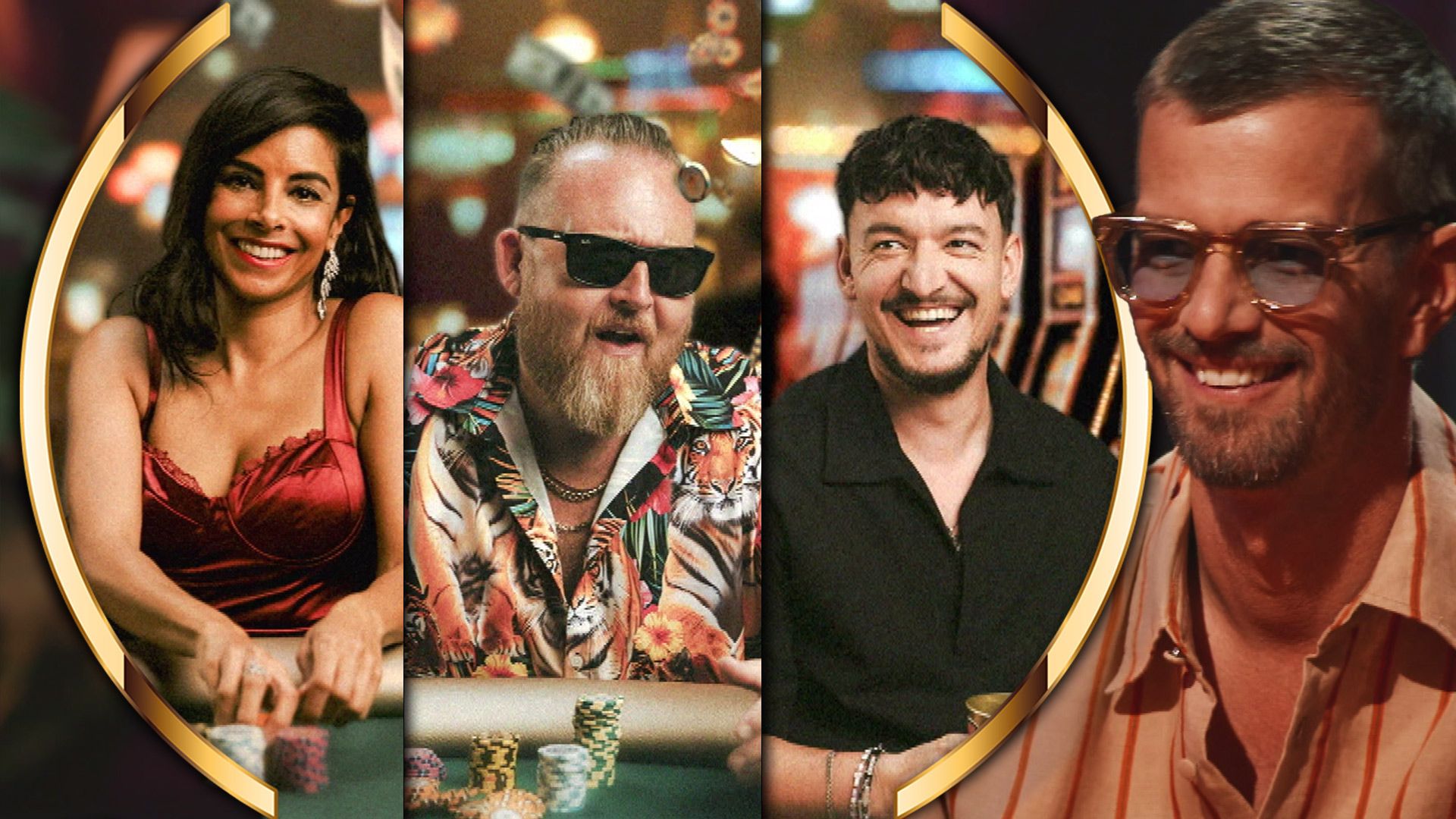 Collien Fernandes, Axel Stein, Montez, Joko und Klaas bluffen für den Pot