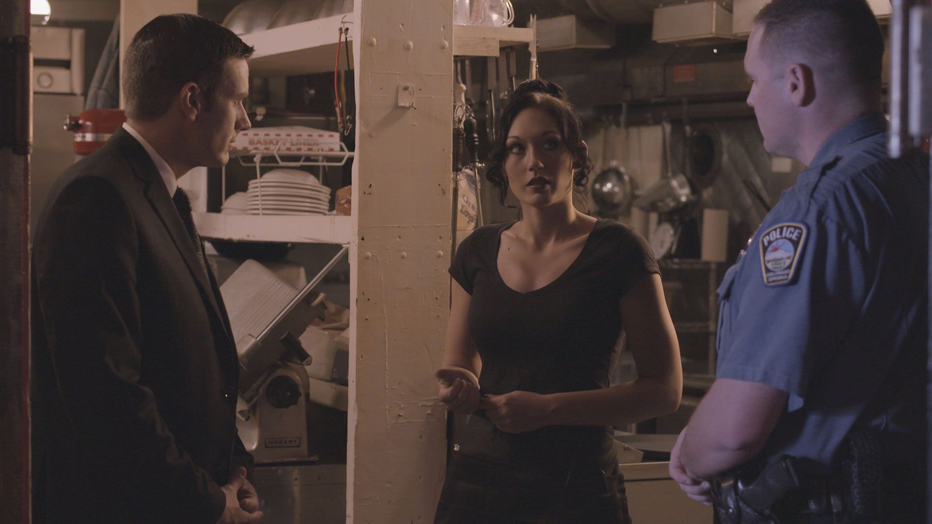 Der Mann im blauen Overall