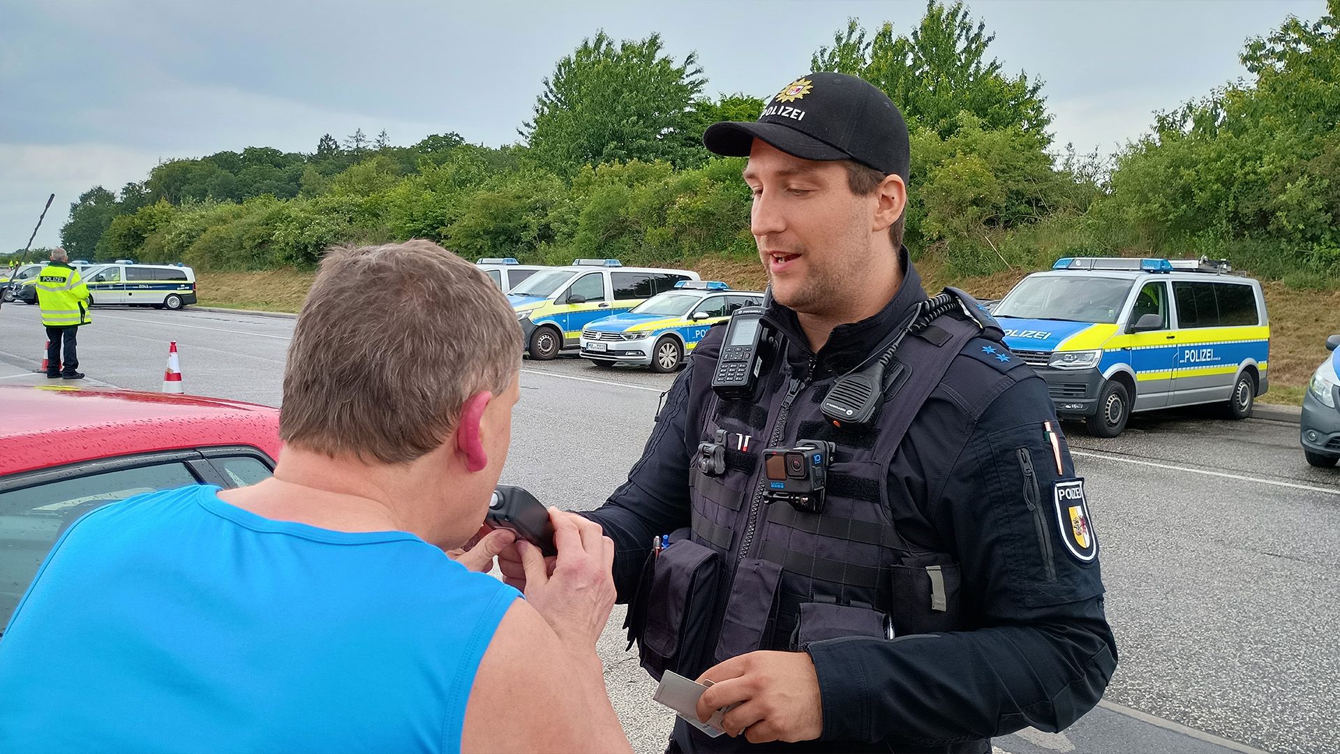 Thema u. a.: Drogengroßkontrolle auf dem Rastplatz „Wittenburger Land“