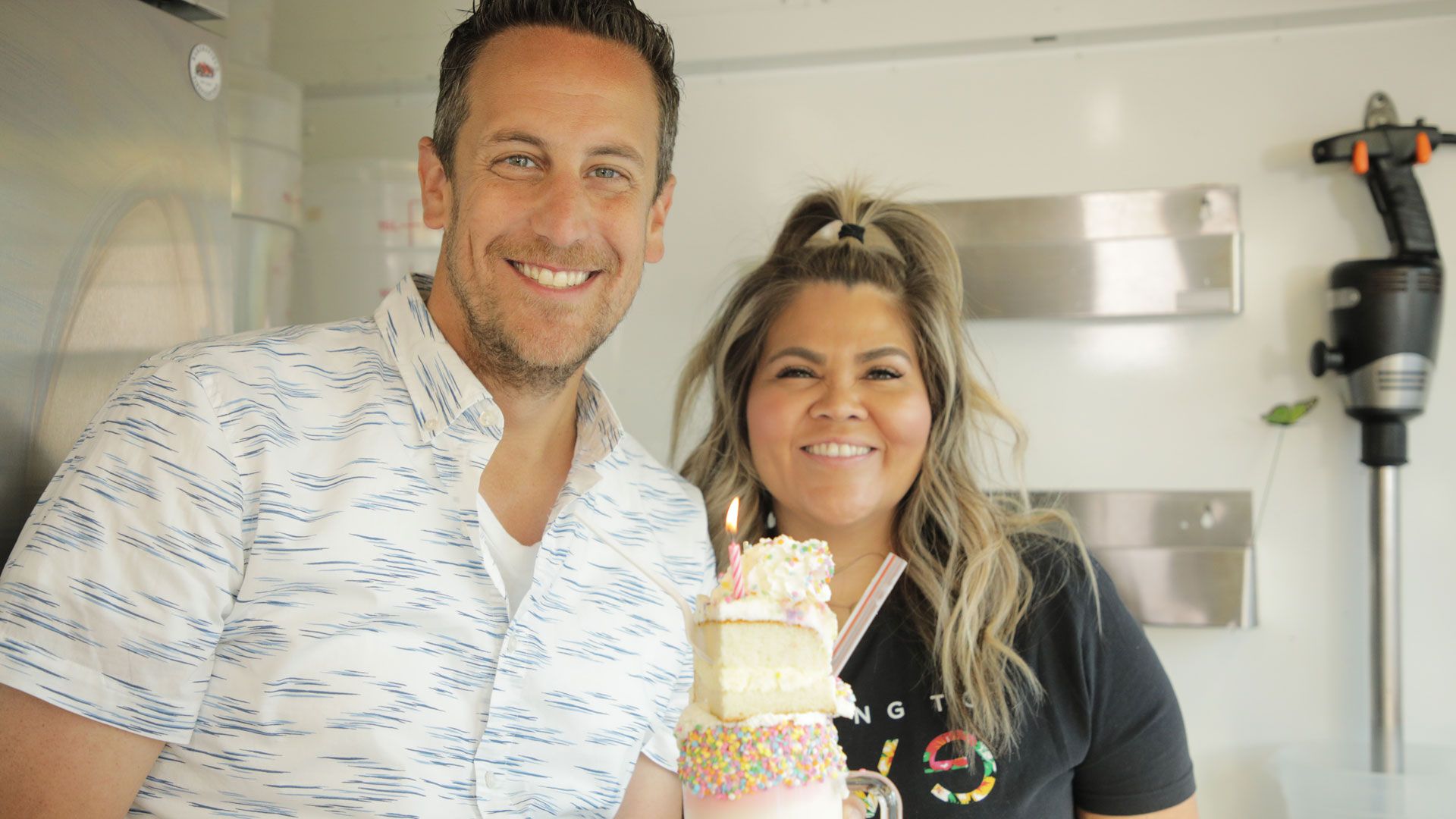 Konfettikuchen-Shake