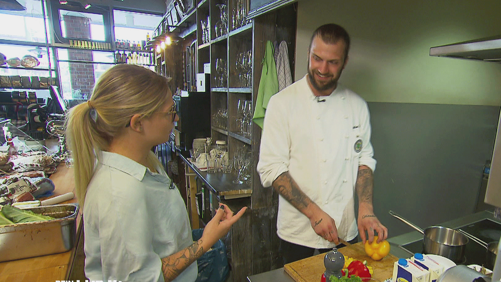 Keine Speisekarte und viel Wein im "Terra di Vino"