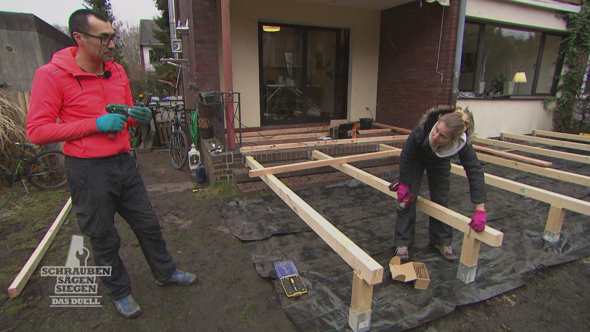 Zwei ungleiche Paare im Duell der Handwerker!