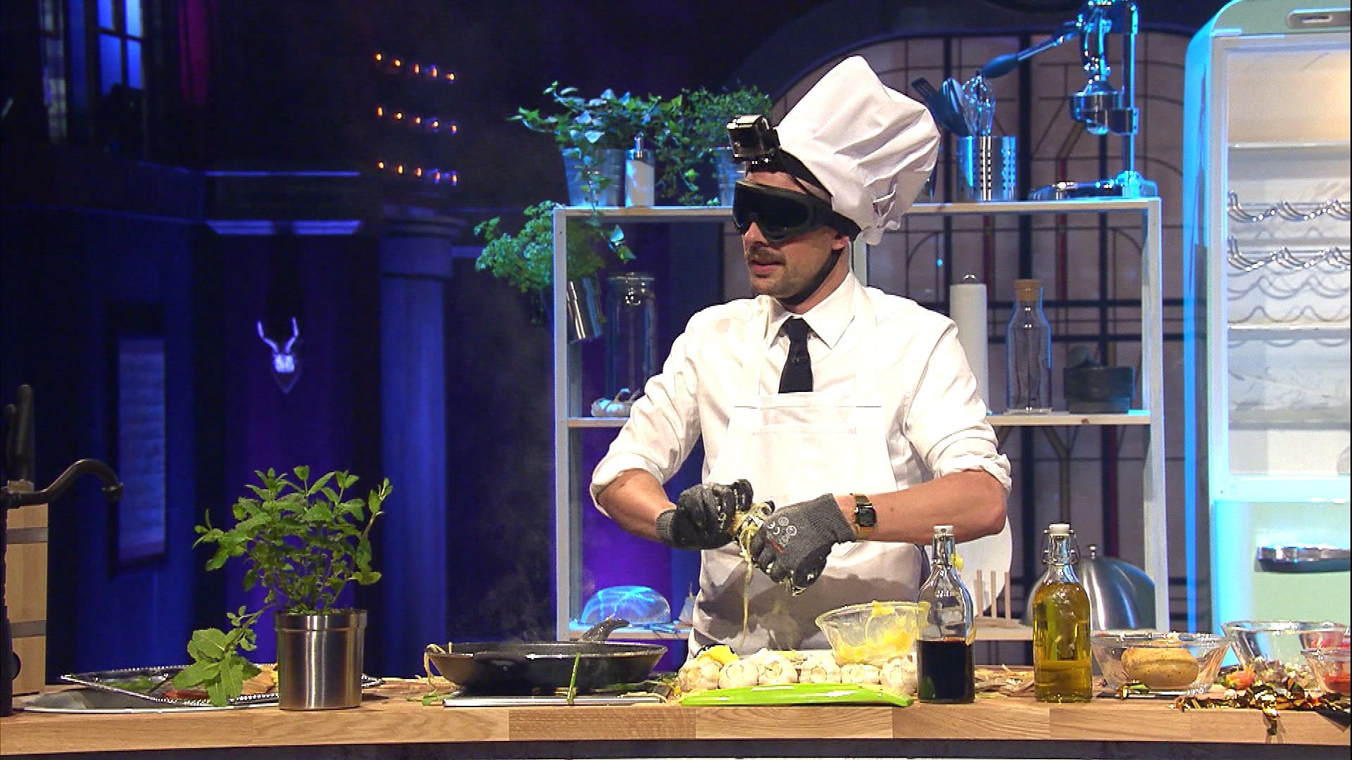 Das Auge kocht mit
