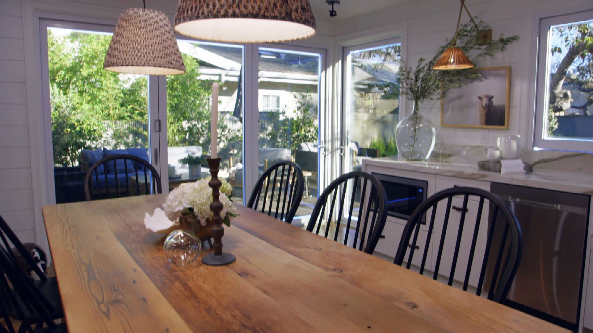 Eine Küche ohne Insel