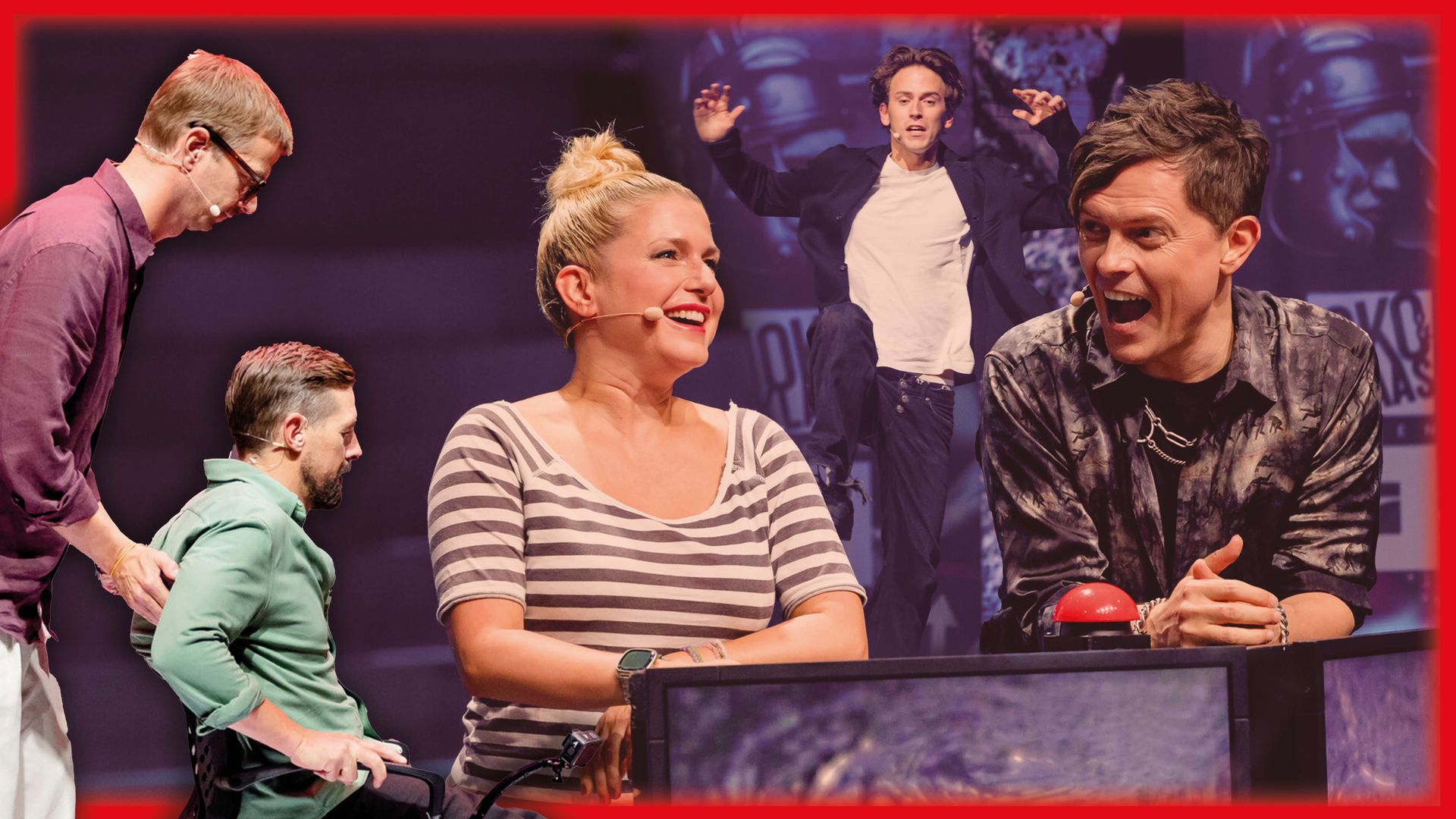 Harte Konkurrenz: Jeanette Biedermann, Michael Patrick Kelly und die Beltons