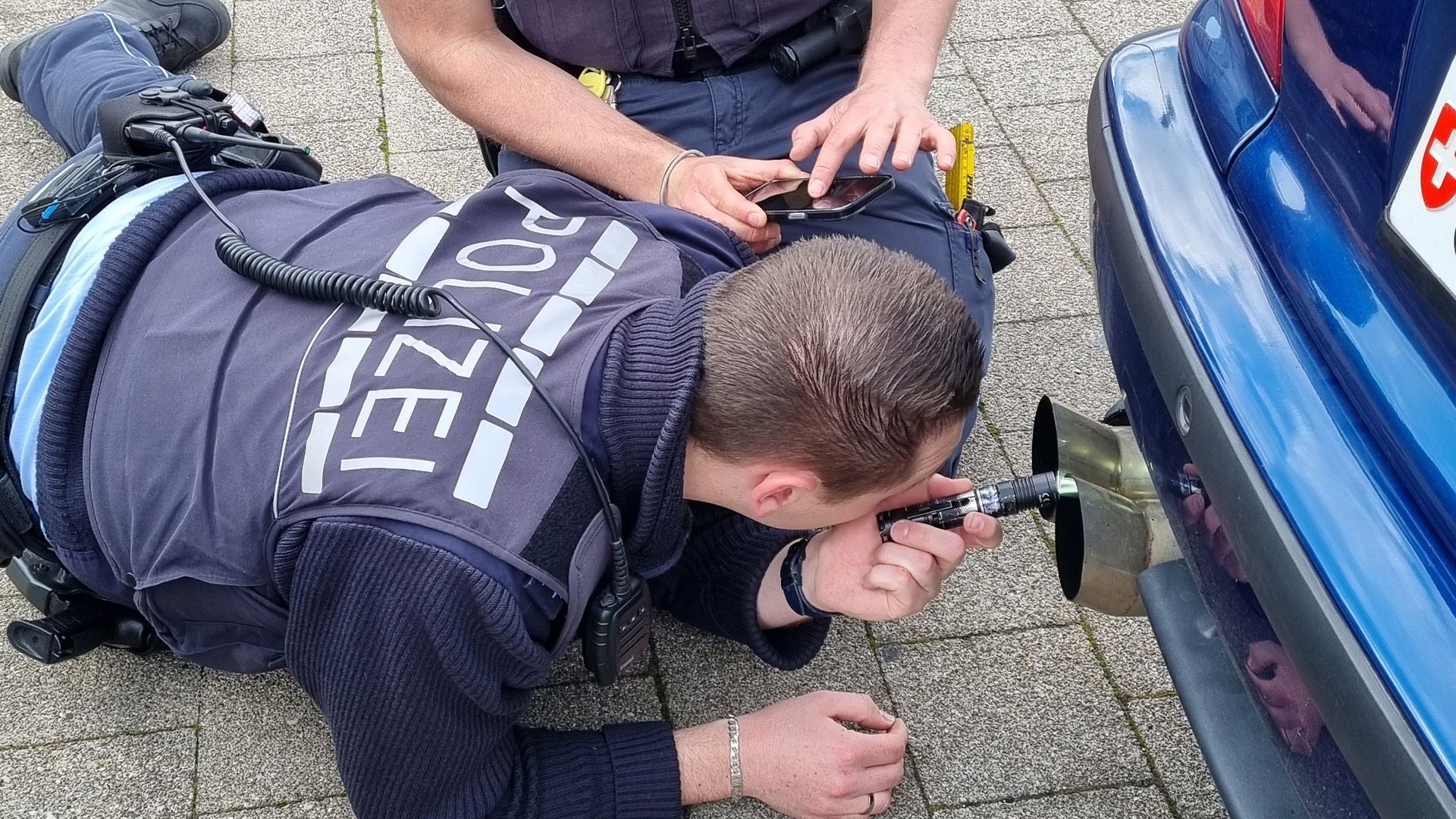 Selbstgeschweißter Auspuff – Tuningkontrolle Ravensburg