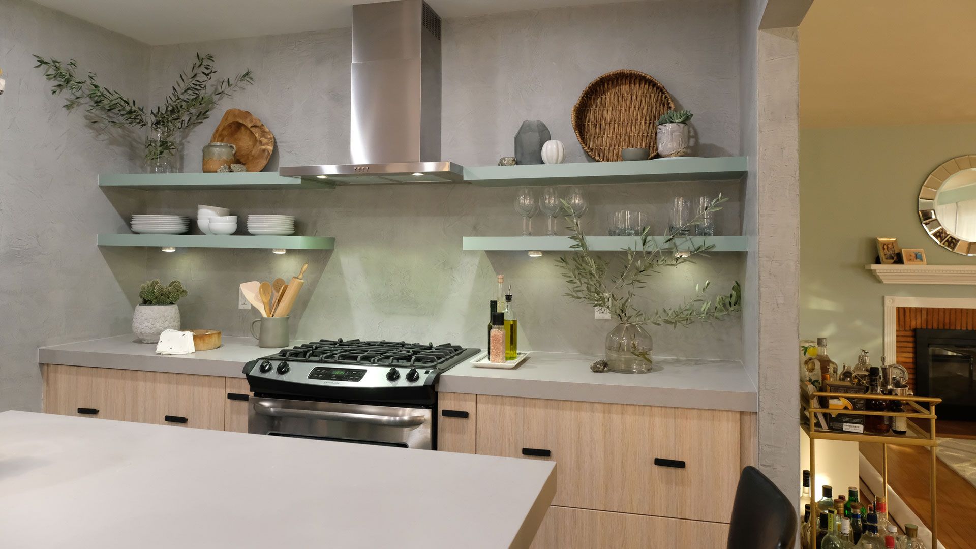 Stylische Küche mit California-Touch