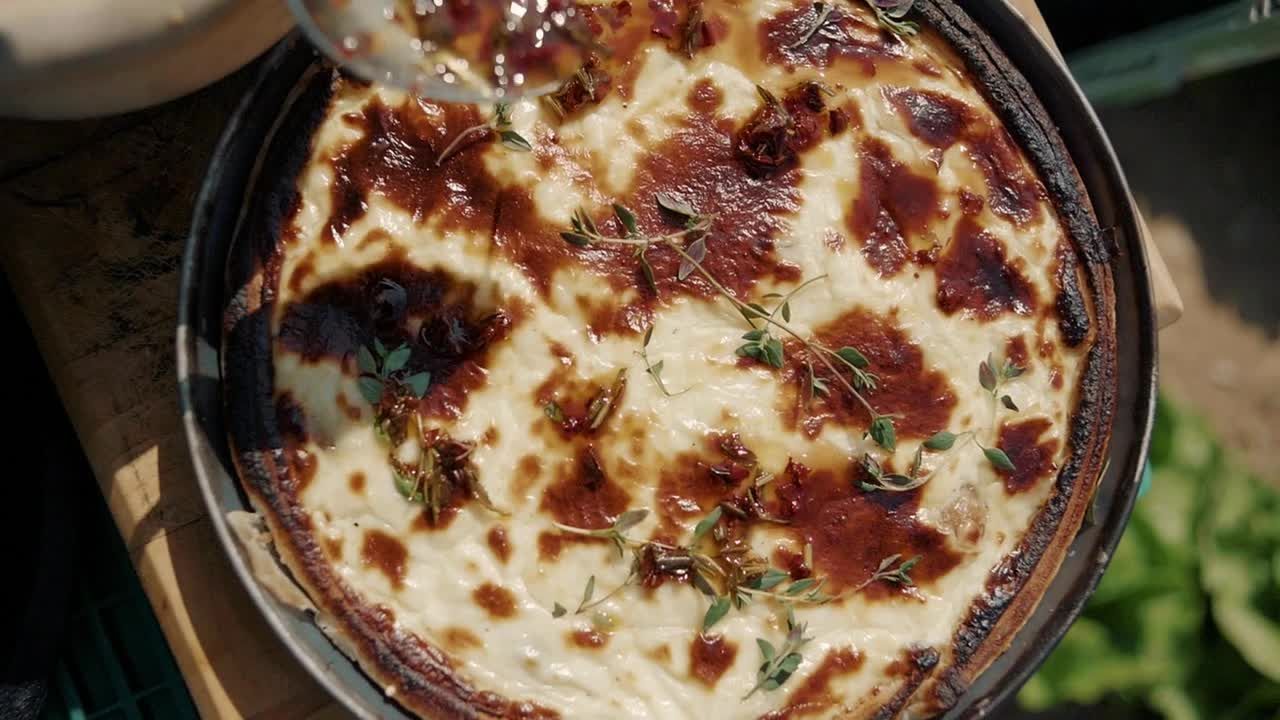 Schudel's Food Stories - Knoblauch-Tarte mit Salat